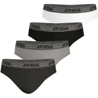 Athena Slips BASIC COTON Pack de 4 herren