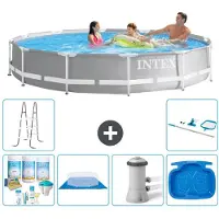 Intex Prism Frame Pool Rund - 366x76 cm - 7-teilig S21051