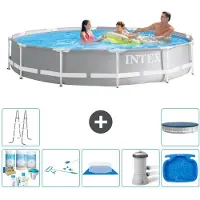 Intex Prism Frame Pool Rund - 366x76 cm - 8-teilig S20526