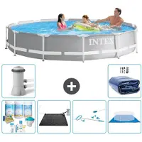 Intex Prism Frame Pool Rund - 366x76 cm - 7-teilig S20528