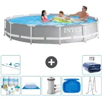 Intex Prism Frame Pool Rund - 366x76 cm - 8-teilig S20535