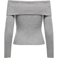 ONLY Strickpullover "ONLKATIA LIFE LS OFF SHOULDER KNT NOOS" Viskosemischung, regular fit