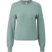 s.Oliver -qs Pullover Blue Green Größe: L | Pullover Outlet | Damen | Blau