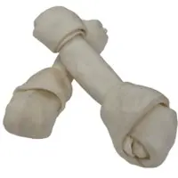 Brekz Dental Rawhide - Kauknochen geknotet Hundesnack 26 cm
