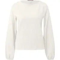 QS -qs T-shirts Offwhite Größe: XL | Longsleeves Outlet | Damen | Weiß