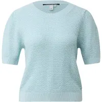 QS -qs Pullover Shortsleeve Blue Größe: XXL | Strickpullover Outlet | Damen | Blau