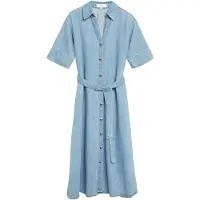 Comma Dresses Blue Denim Größe: 38 | Blusenkleider Outlet | Damen | Blau