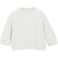 s.Oliver Red Label Sweater , Damen, Gr. 44, light beige melange, Sweatware, Obermaterial: 50% Baumwolle, 50% Polyester, meliert, bequem, Rundhals, Bündchen, Sweatshirts Sweater, 3/4-Arm Sweatshirt