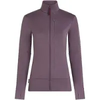 Icebreaker W Mer 260 Quantum IV Long Sleeve Zip grey plum (IB0N1) S
