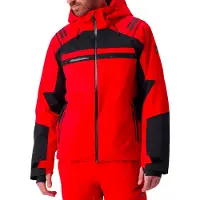 Spyder Titan Herren Skijacke mit abnehmbarer Kapuze rot M
