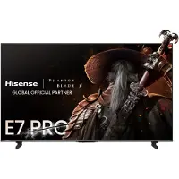 Hisense 85 '' E7S Pro | Hi-QLED Smart TV 4K 144 Hz, 2,16 m (85"), 3840 x 2160 Pixel, DLED, Smart-TV, WLAN, Schwarz