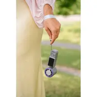 Verbatim Cool ’n’ Go Ice Touch Pro Handheld Fan Purple/Grey