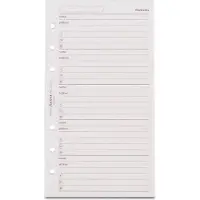 Filofax Adressen Notizblatt
