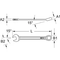 Ks Tools CHROMEplus Ringmaulschlüssel - 519.0658