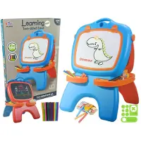 Lean Toys Dvipusė piešimo lenta 2 in 1