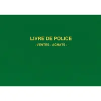 ELVE Registre "Livre de police m‚taux pr‚cieux", 200 pages