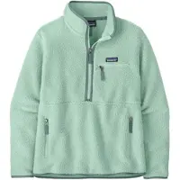Patagonia - Fleecejacke mit Polartec Reißverschluss - W's Retro Pile Marsupial Thin Ice für Damen - Größe L - Blau