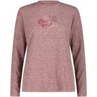 CMP Woman T-shirt black berry mel. (C599) 36