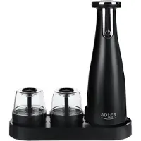 Adler Pfeffer- und Salzmühlen-Set 3-in-1 AD 4449b