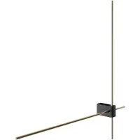 Maytoni Pars LED Wandleuchte, Wandlampe 12W Schwarz 3000K 90Ra Warmweiss