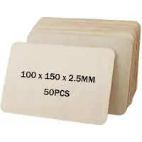 OEM Kunststoffbalsahouten - 50 Stück - 100 x 150 x 2,5 mm - DIY-Schildermatten - Kunst und Handwerkskunst - Wohnaccessoires