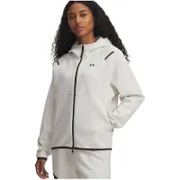 Under Armour Damen Fleecejacke Unstoppable Flc FZ 1379842-110 S - Summit White/Black - S