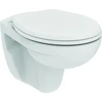 Ideal standard Eurovit Wandtiefspül-WC Paket, ohne Spülrand, Weiß, K881201
