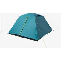 MCKINLEY Camping-Zelt VEGA 20.3 SW I - Blue Petrol/Green Lime BLACK/YELLOW LIGHT