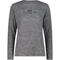 CMP Woman T-shirt nero mel. (U973) 38