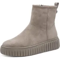 Tamaris Damen Stiefel, grau(taupe (341)), Gr. 38