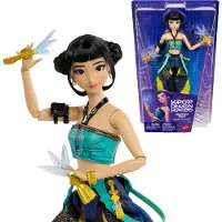 Mattel KPop Demon Hunters HUNTR/X Zoey Modepuppe in abnehmbarem Look mit themenbezogenem Zubehör aus dem Film, Modepuppe, Weiblich, 4 Jahr(e), Mädchen, 298,5 mm, Mehrfarbig