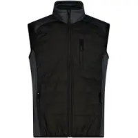 CMP MAN Fleece Vest grey-nero (29UZ) 48