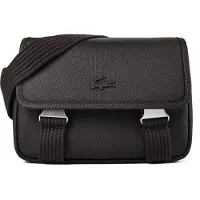 Lacoste Umhängetasche Messenger Bag Buffle dunkelbraun