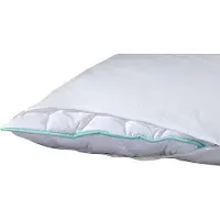 Unyqoos Seitenschläferkissen-Schutzbezug 40 x 145 cm – 100% Baumwolle, Feinflanell 180 g/m², saugfähig, waschbar bis 60 °C, Reißverschluss, Germany