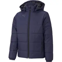 Puma teamLIGA Padded Jacke Kinder dunkelblau weiß Gr 140