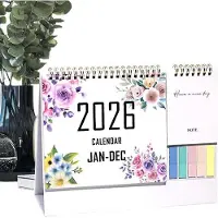 Famanu Bürokalender 2026 - Monatliche Planung mit großen, linierten Blöcken - 25,6 x 19,5 cm
