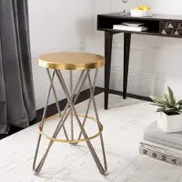 Safavieh Modern Bar & Counter Stool, in Beige and Gold