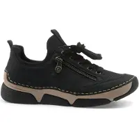 Rieker 45973 Halbschuhe Pazifik/Schwarz Größe EU 40