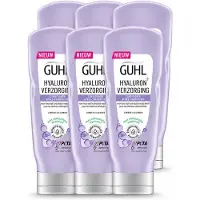 Guhl 6 x Hyaluron+ Pflege-Spülung - 200 ml - Vorteilspackung - 6 Stücke