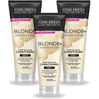 John Frieda 3 x Blonde+ Repair Bond Building Conditioner - 250 ml - Vorteilspackung - 3 Stücke