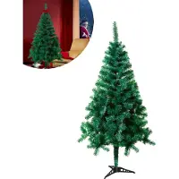LZQ 120cm Weihnachtsbaum künstlicher Tannenbaum Deko Christbaum Grün PVC Kunstbaum inklusive Ständer