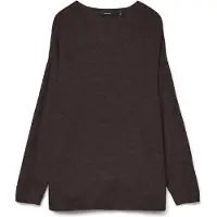 Vero Moda Crew Lefile Pullover Mit V-ausschnitt