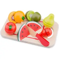 Woet Schneidsatz fruit junior 24 cm Holz 8-teilig