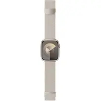 EPICO Milanese für Apple Watch SE/Serie 1-9 (42/44/45mm)/10 (46mm)/Ultra (49mm) - Star White