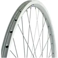 Roland Ruota Anteriore 28 Offset Alluminio Profilo V Argento Zincato