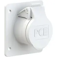 Pce 392-12f87v CEE-Anbausteckdose gerade 75x85mm 32A 2p 42VAC 50/60Hz IP44/IP54 TWIST 39212f87v