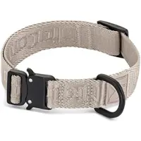 MiaCara - Modena Hundehalsband, greige, M / ML