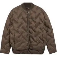 Comma Damen Steppjacke Boyfriend Fit wärmend mit Collegekragen und nahtfeinen Taschen