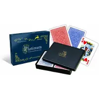 Modiano 2 Regular Index Ramino Platinum Spielkarten