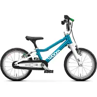 Woom GO 2, Stadtrad, Kinder, Unisex, Senkrecht, Aluminium, Schwarz, Türkis, Weiß